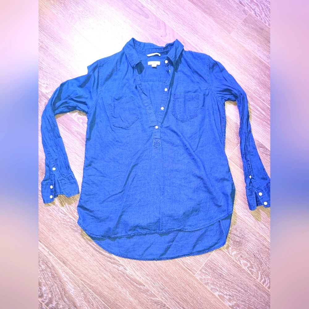 Merona Mid Button Long-Sleeve Shirt